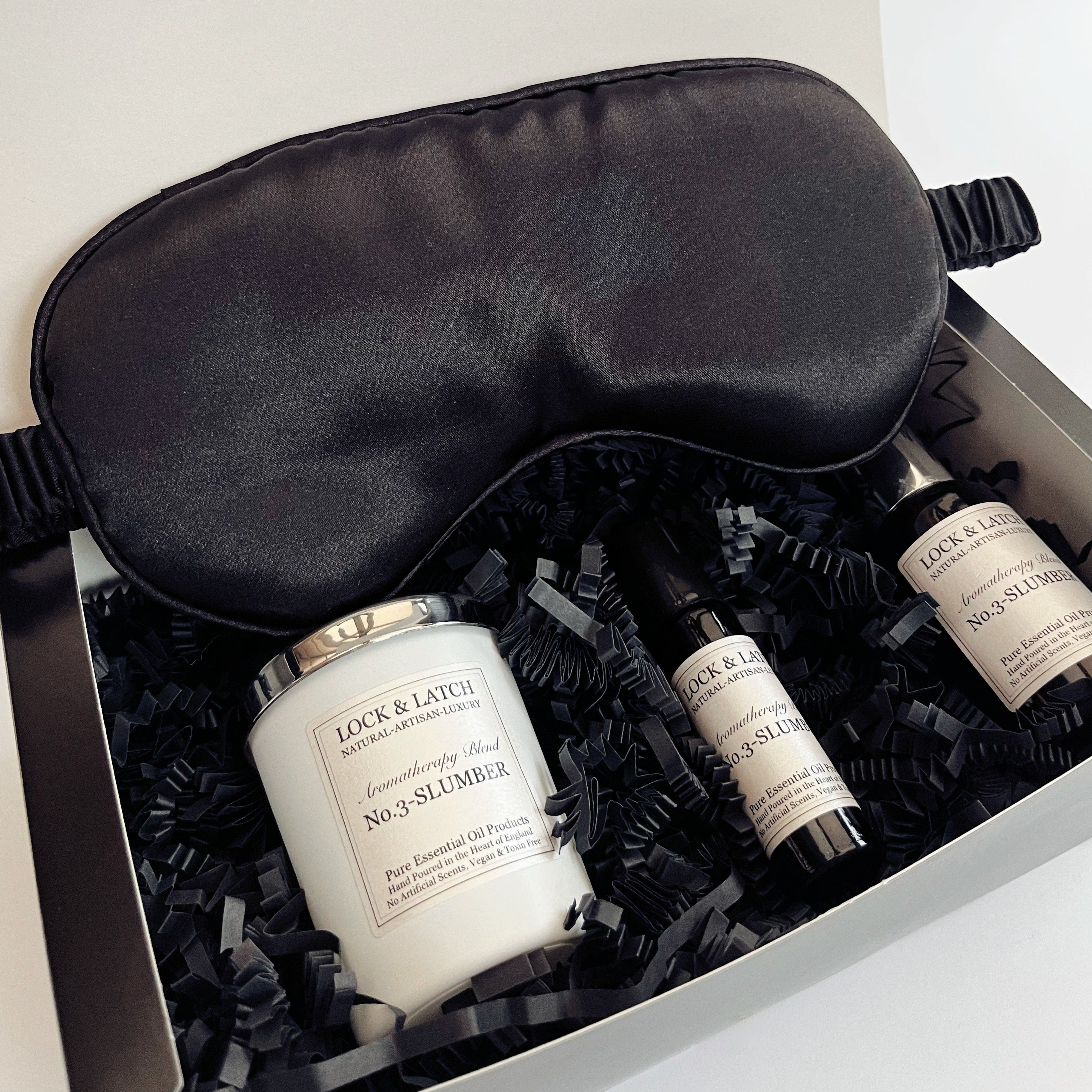 NEW! SLUMBER Sleep Box with Real Mulberry Silk Sleep Mask