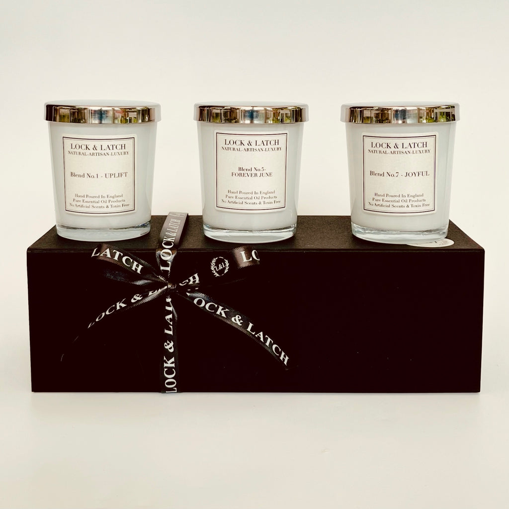 Blends to HAPPINESS-Trio of Candles