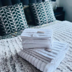 100% Egyptian Cotton Ribbed Towels