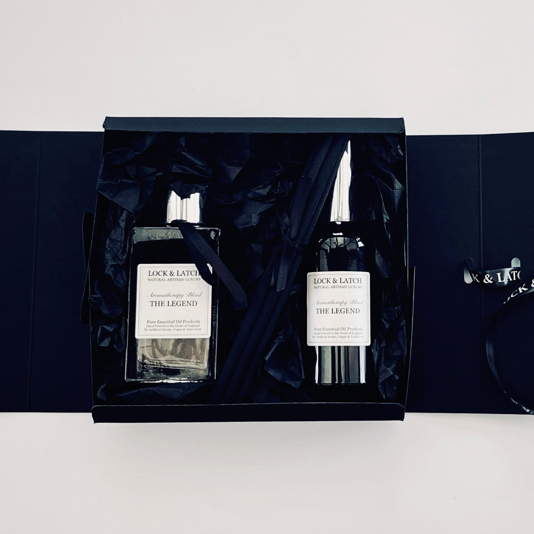 THE LEGEND Luxury Reed Diffuser & Room Atomiser Gift Set